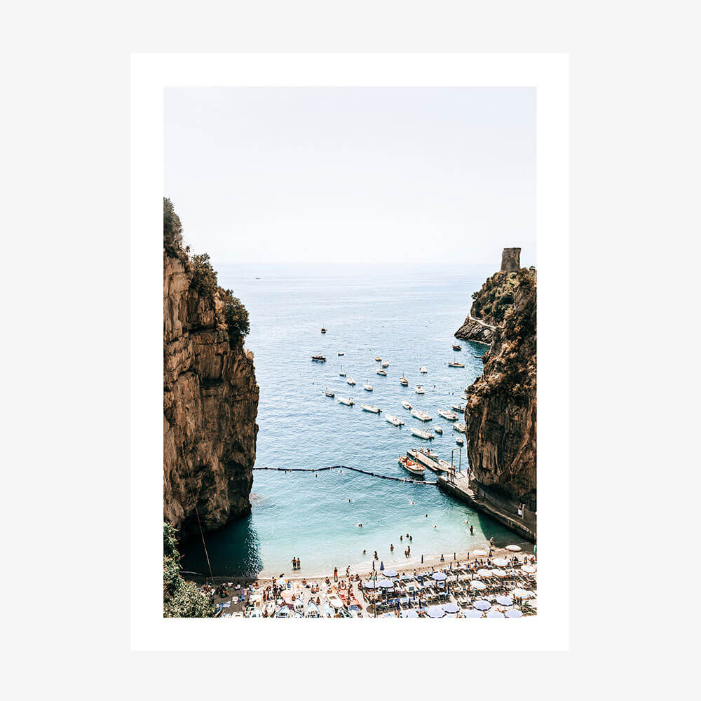 Campania Beach wall art print