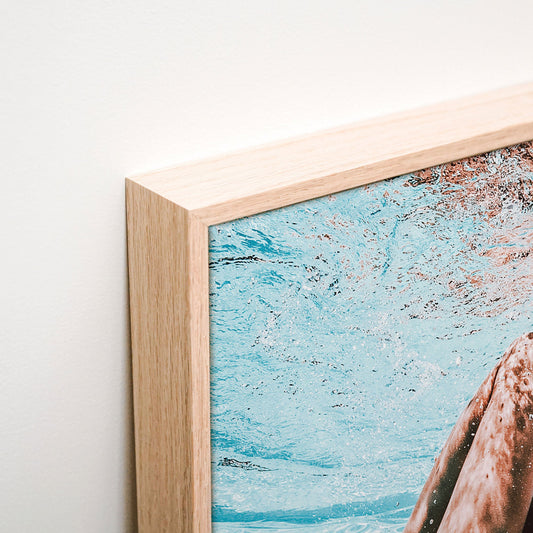 Cavort Canvas wall art corner detail
