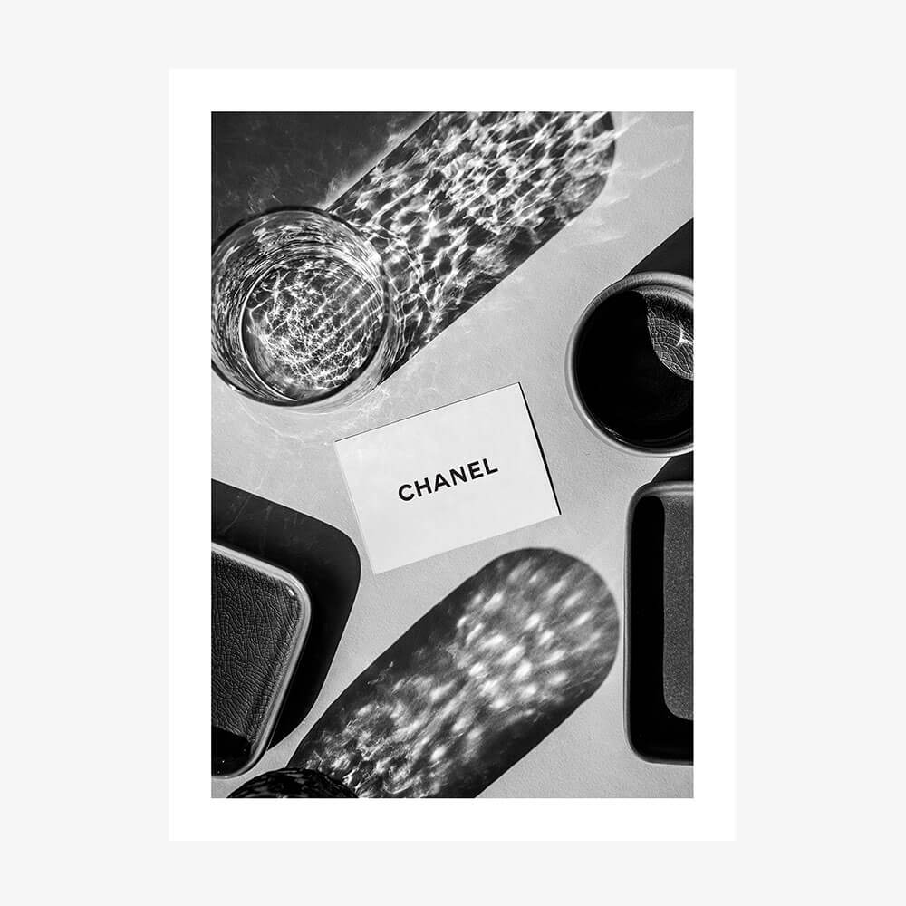 Chanel Card wall art print