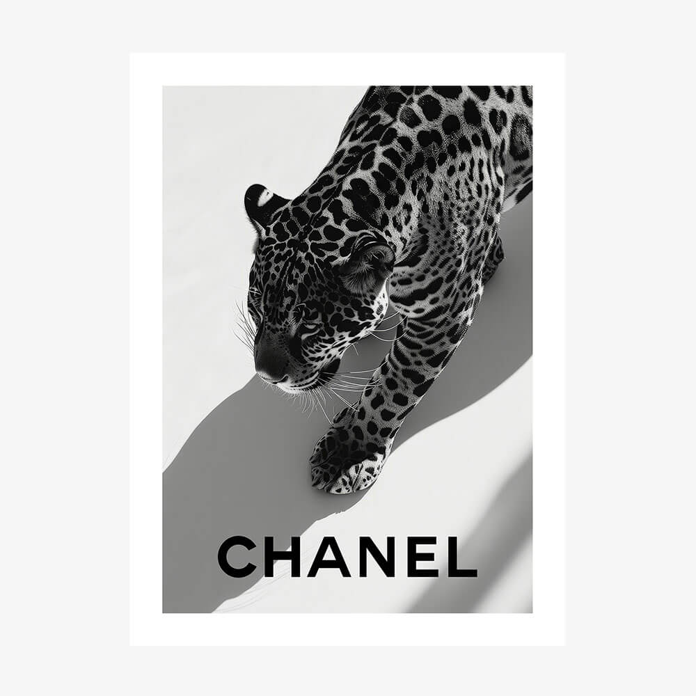 Chanel Jaguar wall art print