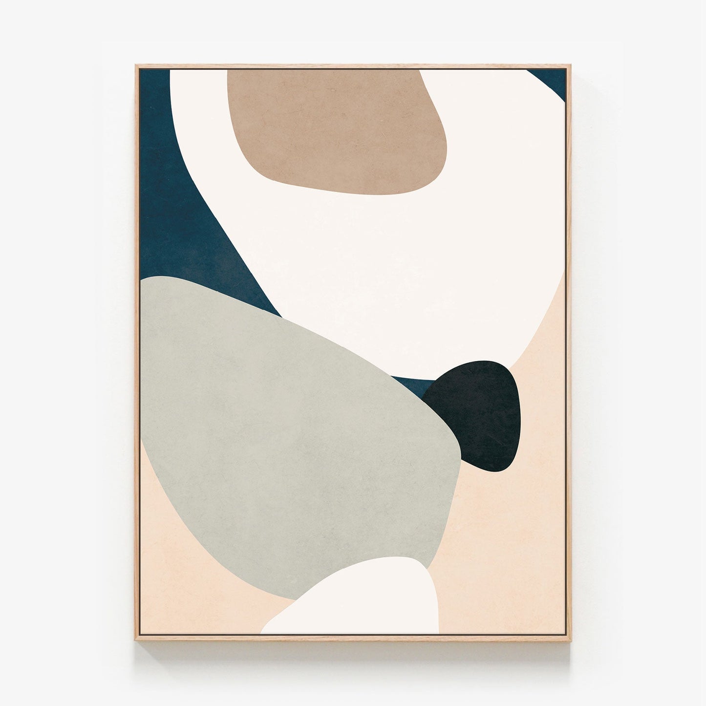 Chisholm No. 1 Canvas print in oak frame