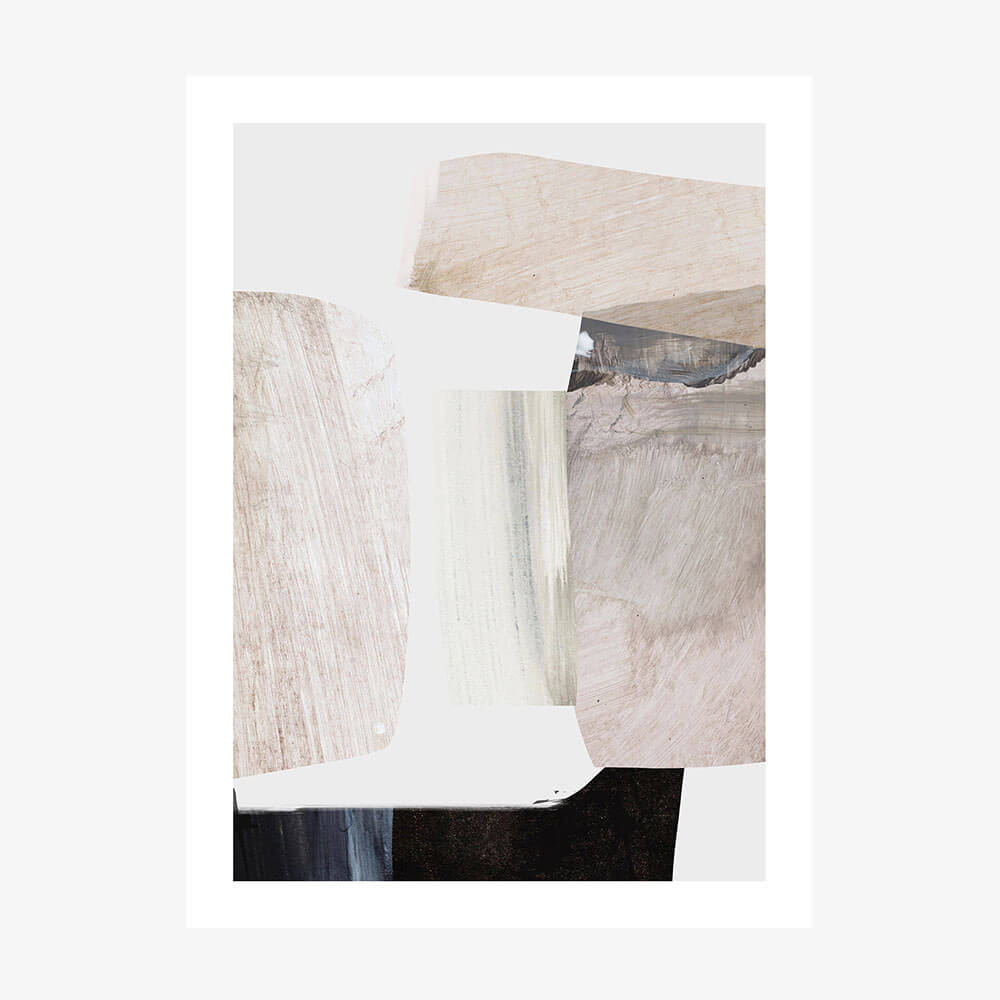 Clay a modern abstract art print