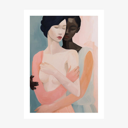 Close Embrace wall art print