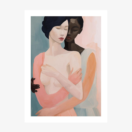 Close Embrace wall art print