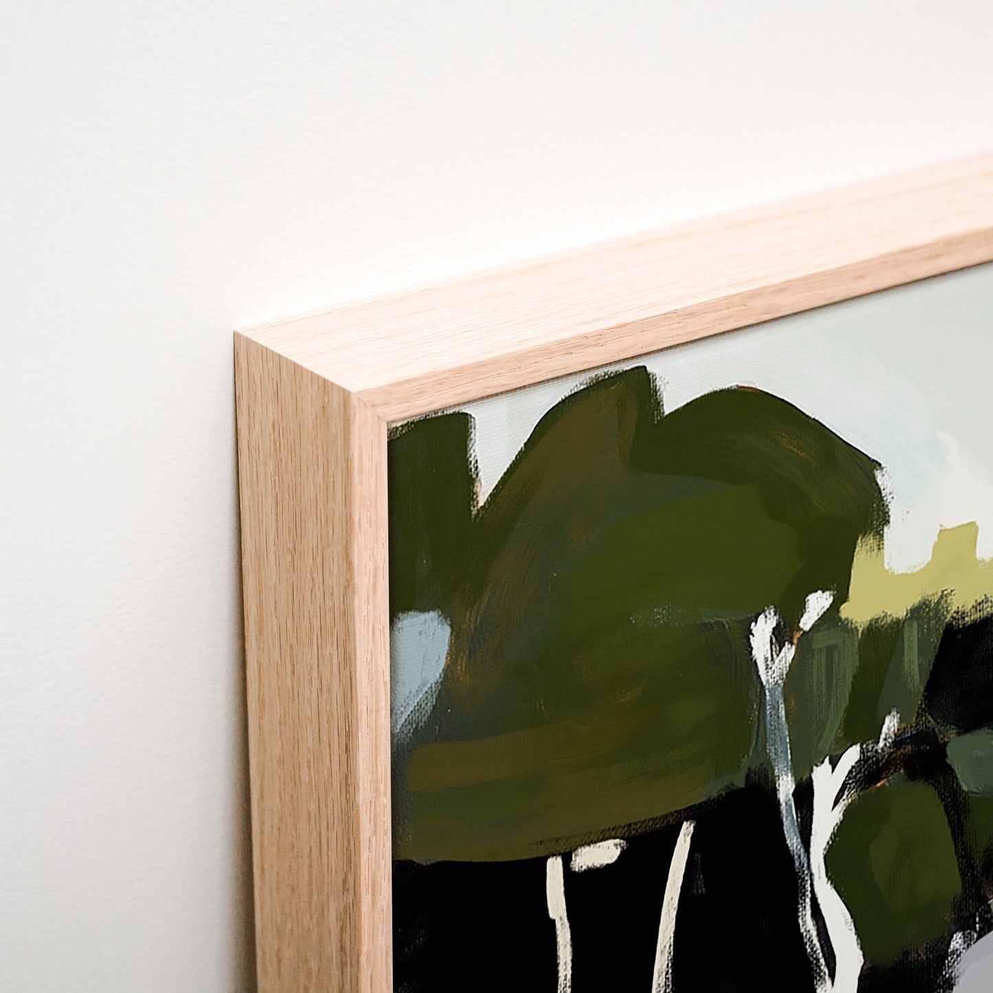 Coastal Calm Canvas corner detail