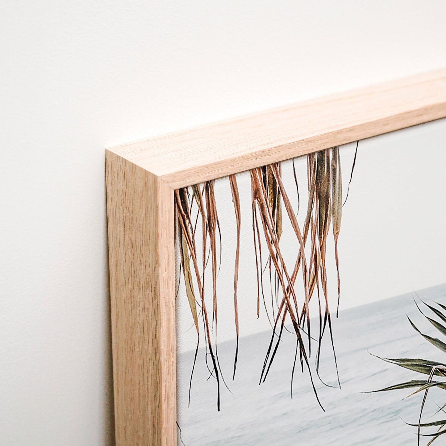 Coastal Pines Canvas wall art corner detail