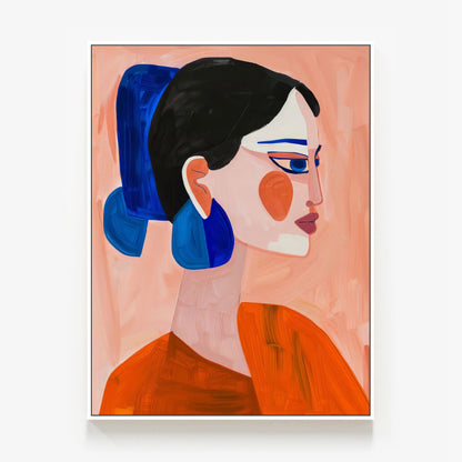 Cobalt and Clay Canvas