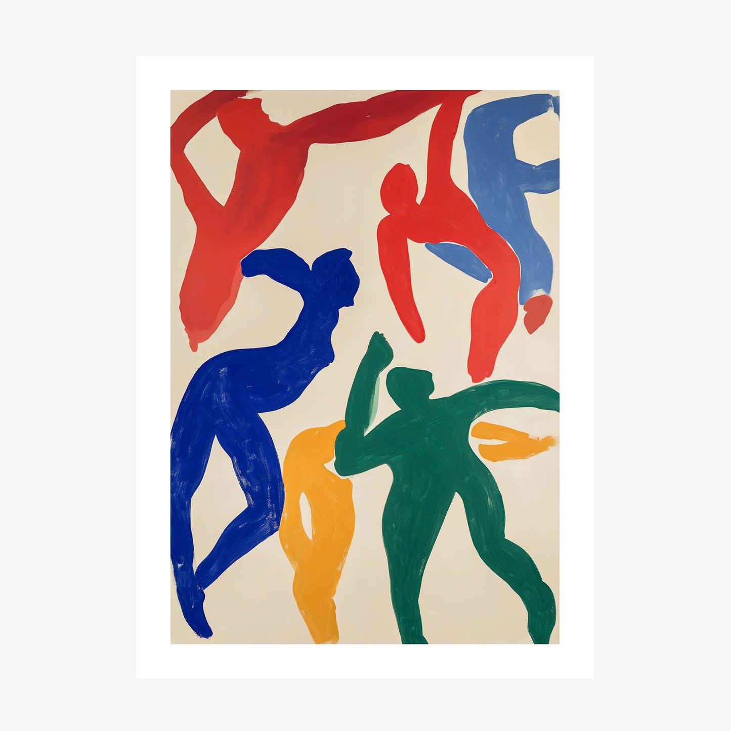 Colour Dancers wall art print