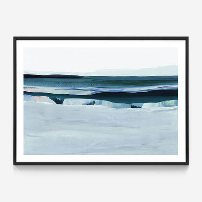 Cool Light 2 wall art print in black frame