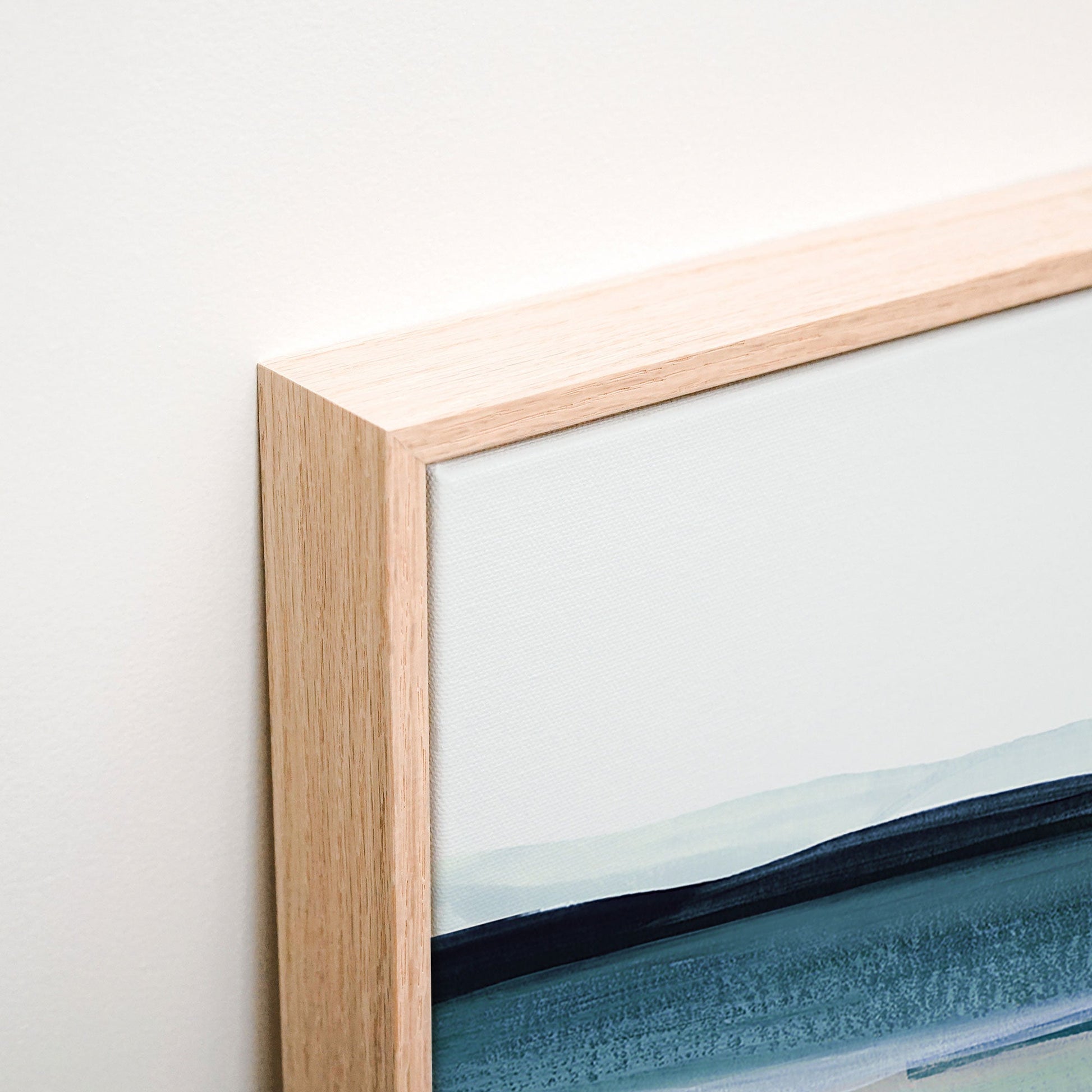 Cool Light 2 Canvas corner detail