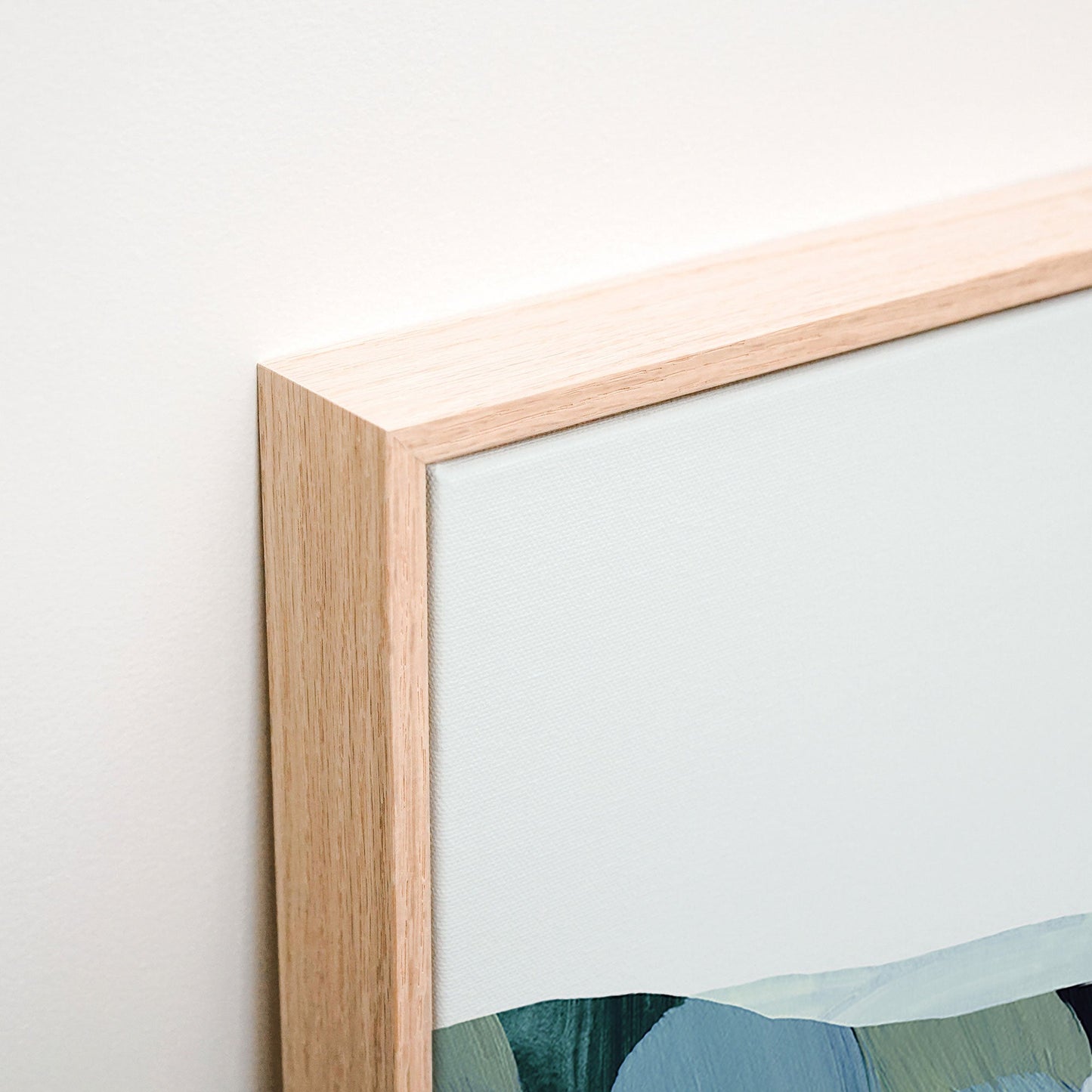 Cool Light Canvas corner detail