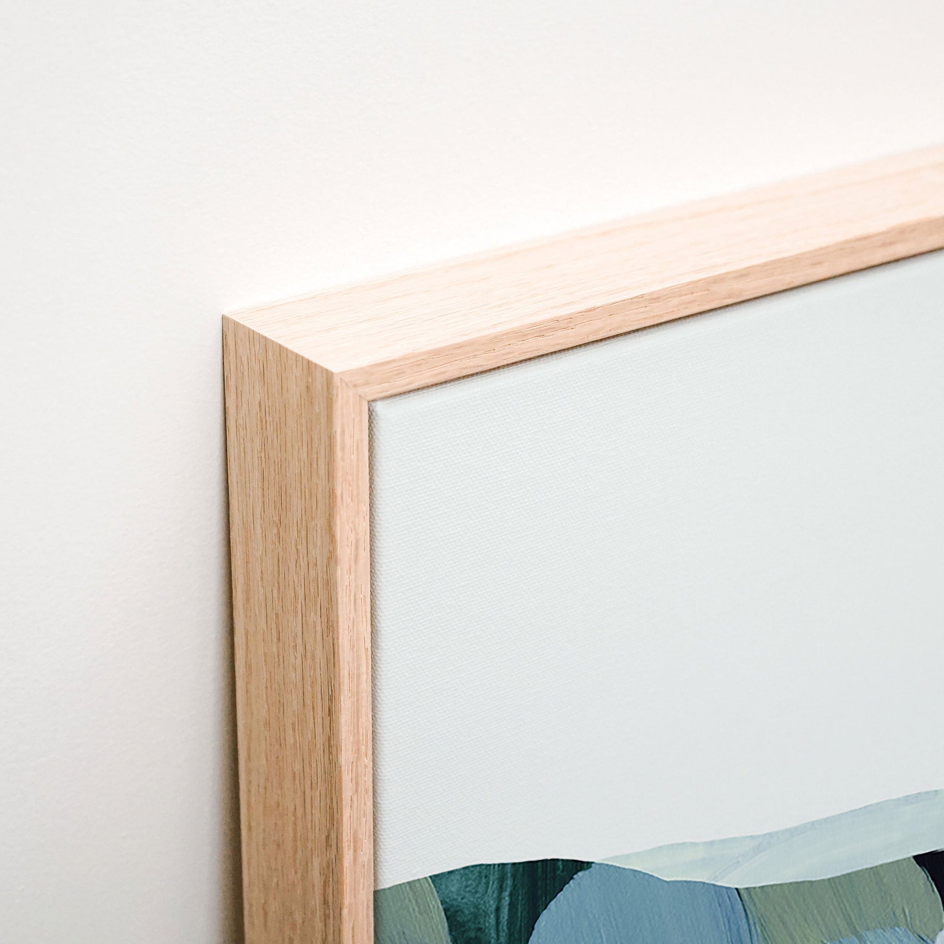 Cool Light Canvas corner detail