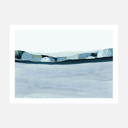 A poster print of an abstract artwork called ‘Cool Light'. 