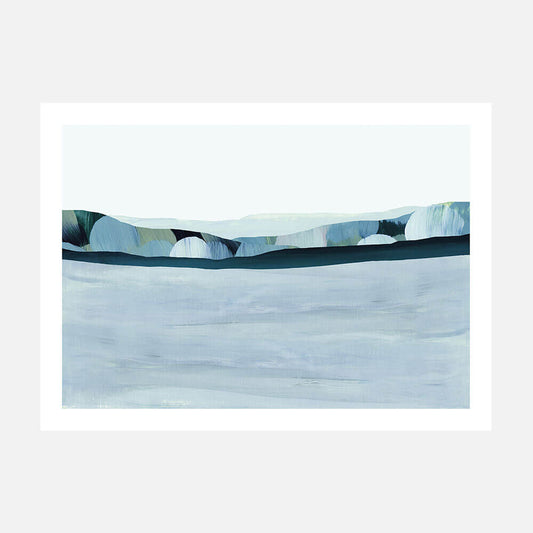 A poster print of an abstract artwork called ‘Cool Light'. 