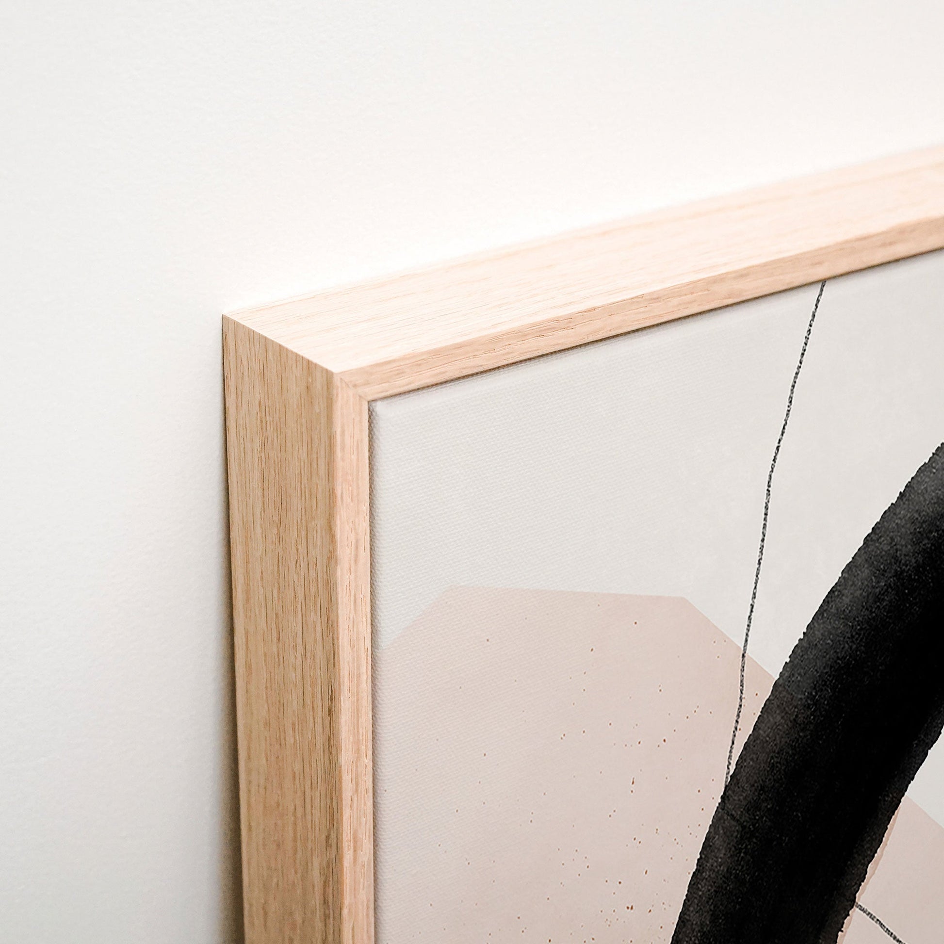 Copenhagen No. 2 Canvas wall art corner detail