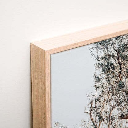 Creekside Gum Trees Canvas corner detail