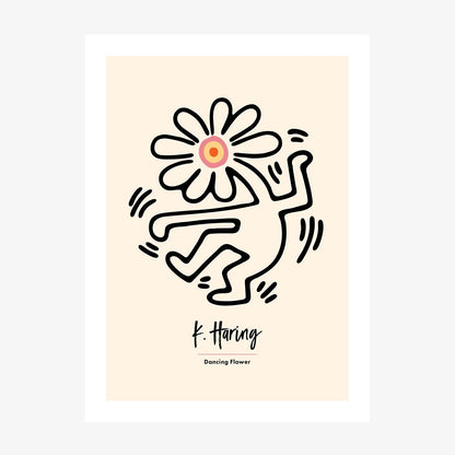 Dancing Flower wall art print