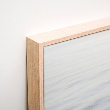Deep Blue Canvas wall art corner detail