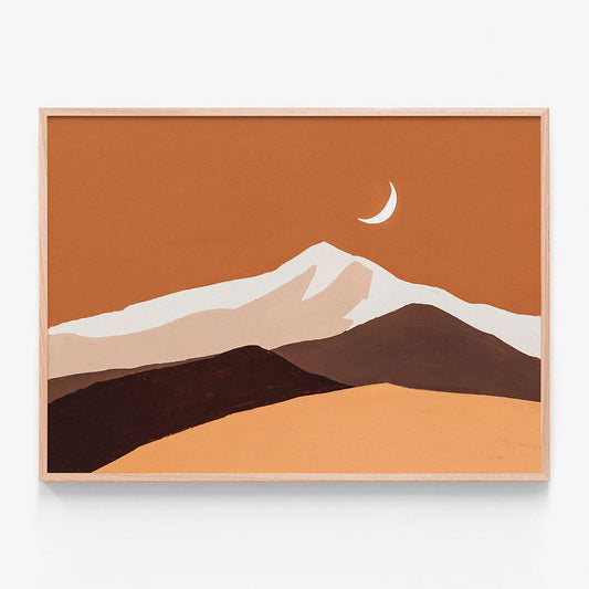 Desert Moon Landscape