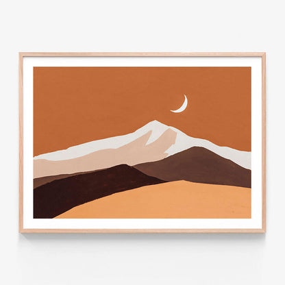 Desert Moon Landscape