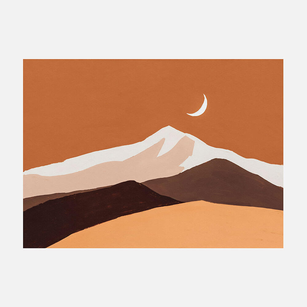 Desert Moon Landscape
