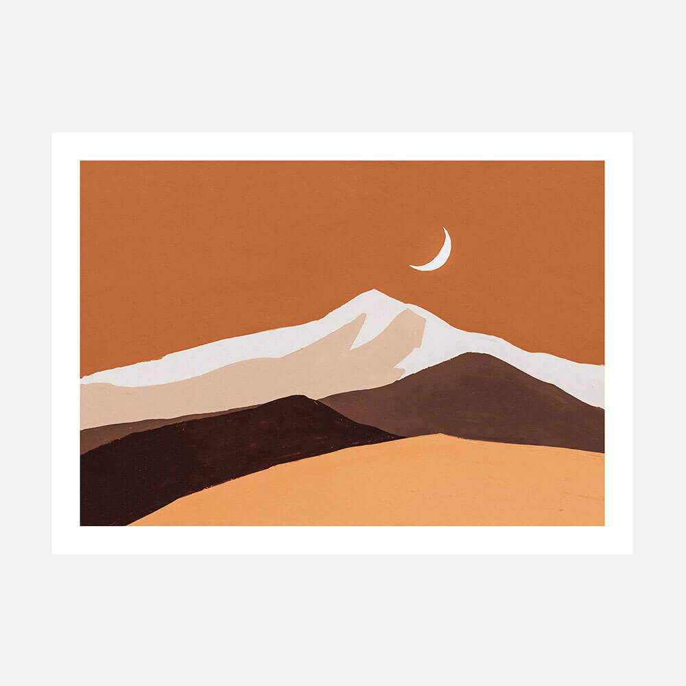 Desert Moon Landscape