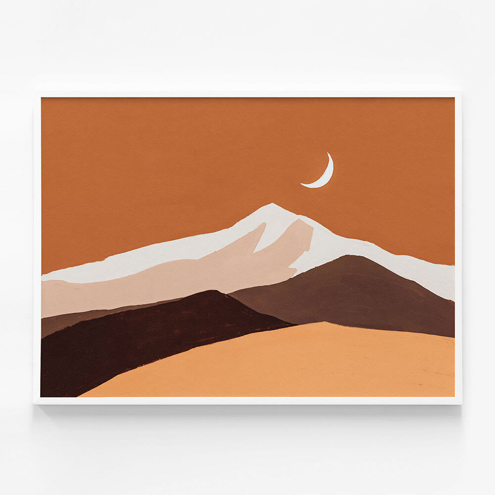 Desert Moon Landscape
