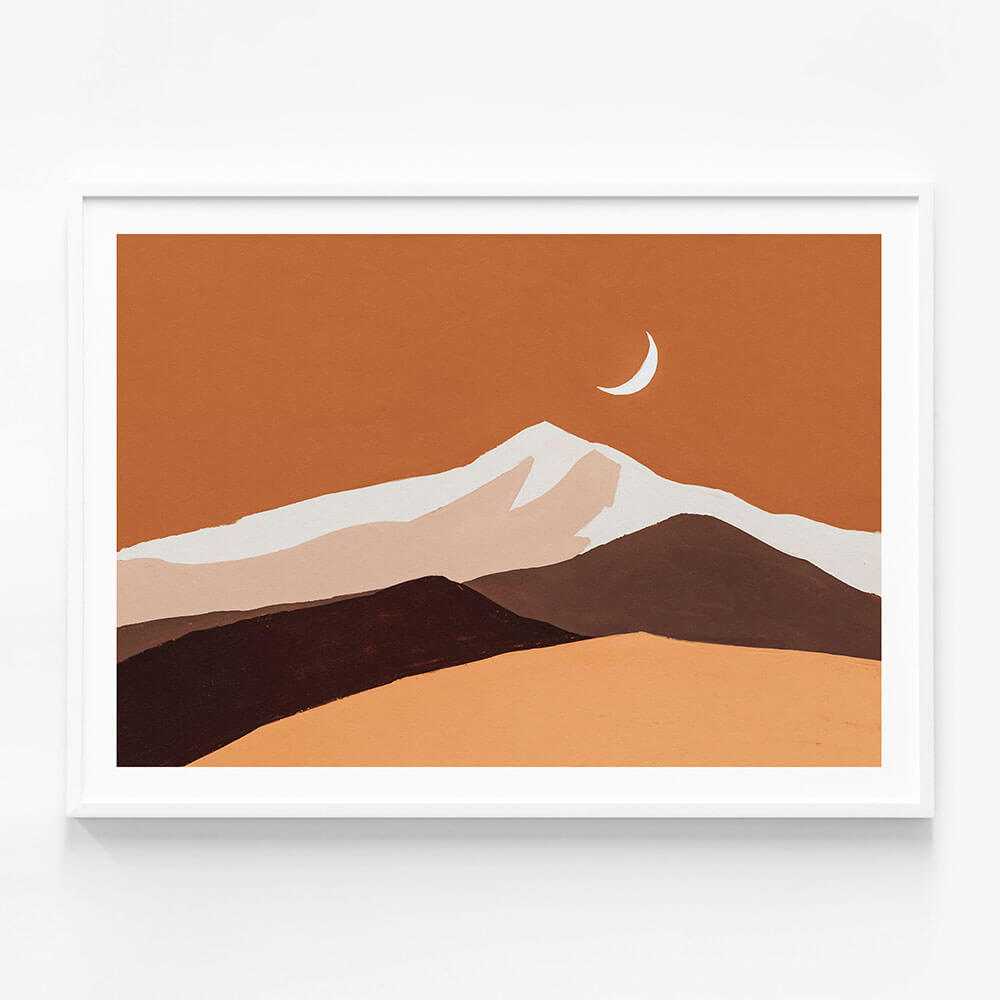 Desert Moon Landscape