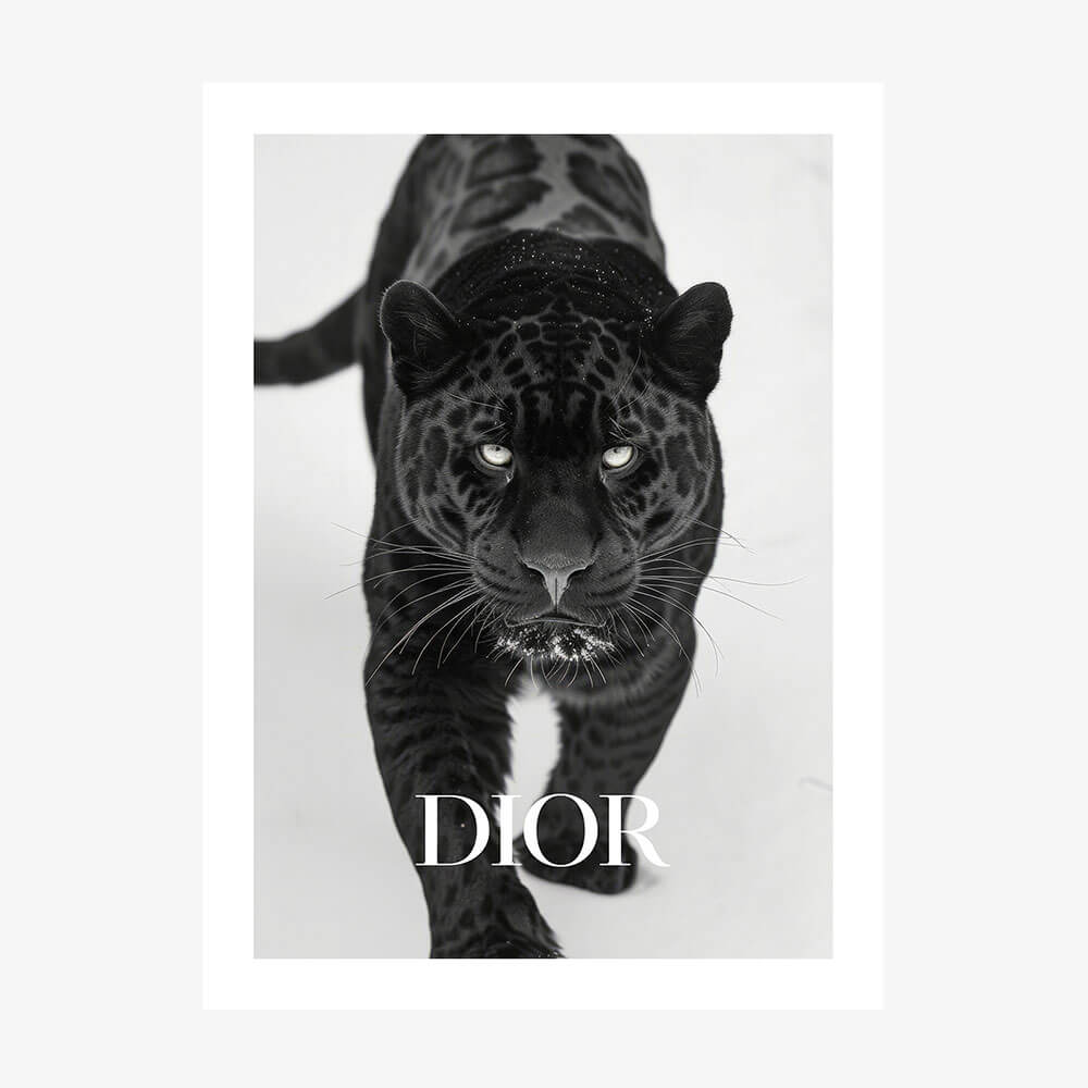 Dior Jaguar wall art print