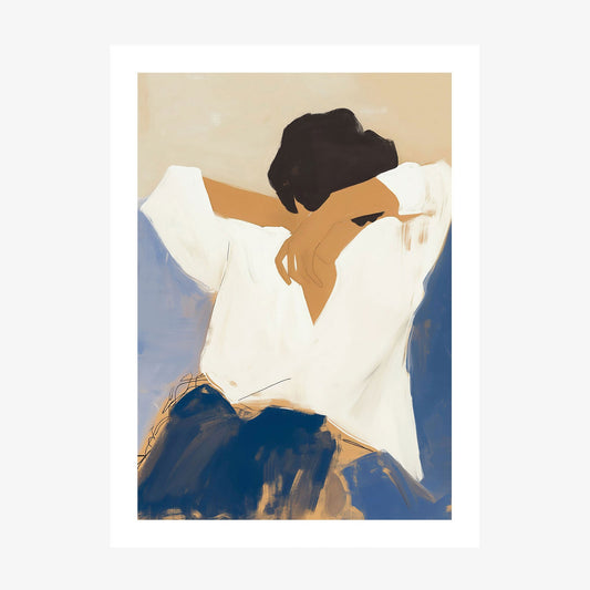 Distracted Muse wall art print
