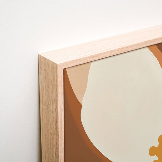 Earthbound Bloom Canvas corner detail
