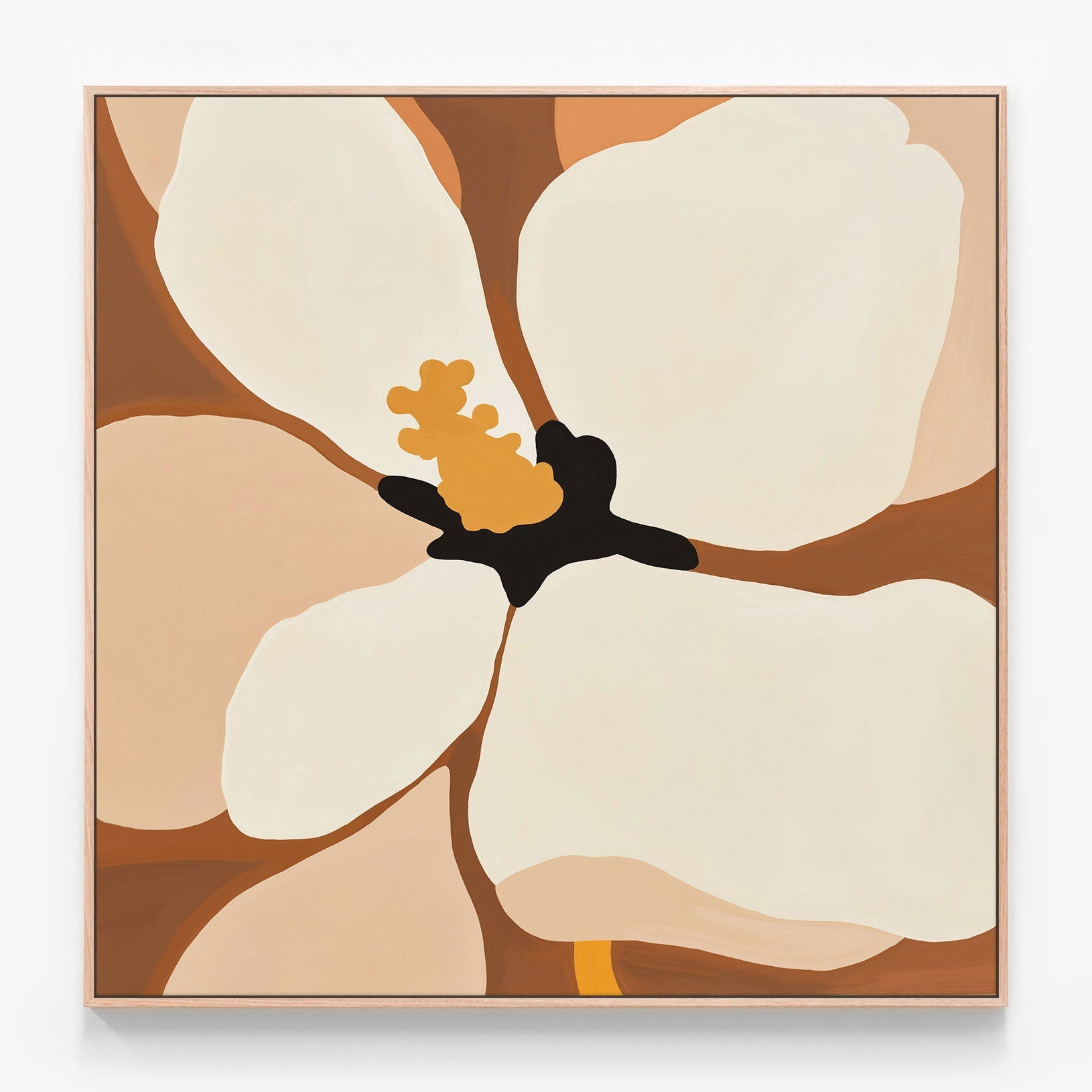 Earthbound Bloom Canvas wall art print