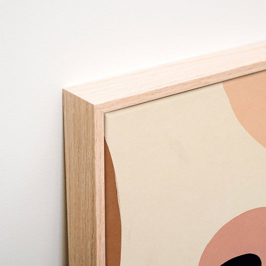 Eloise Canvas wall art corner detail
