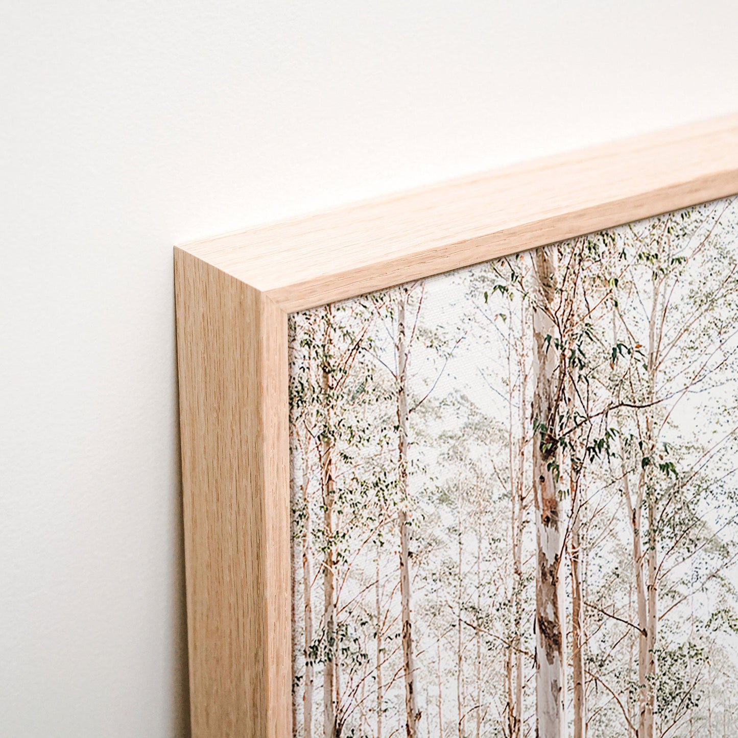 Eucalyptus Landscape Canvas corner detail