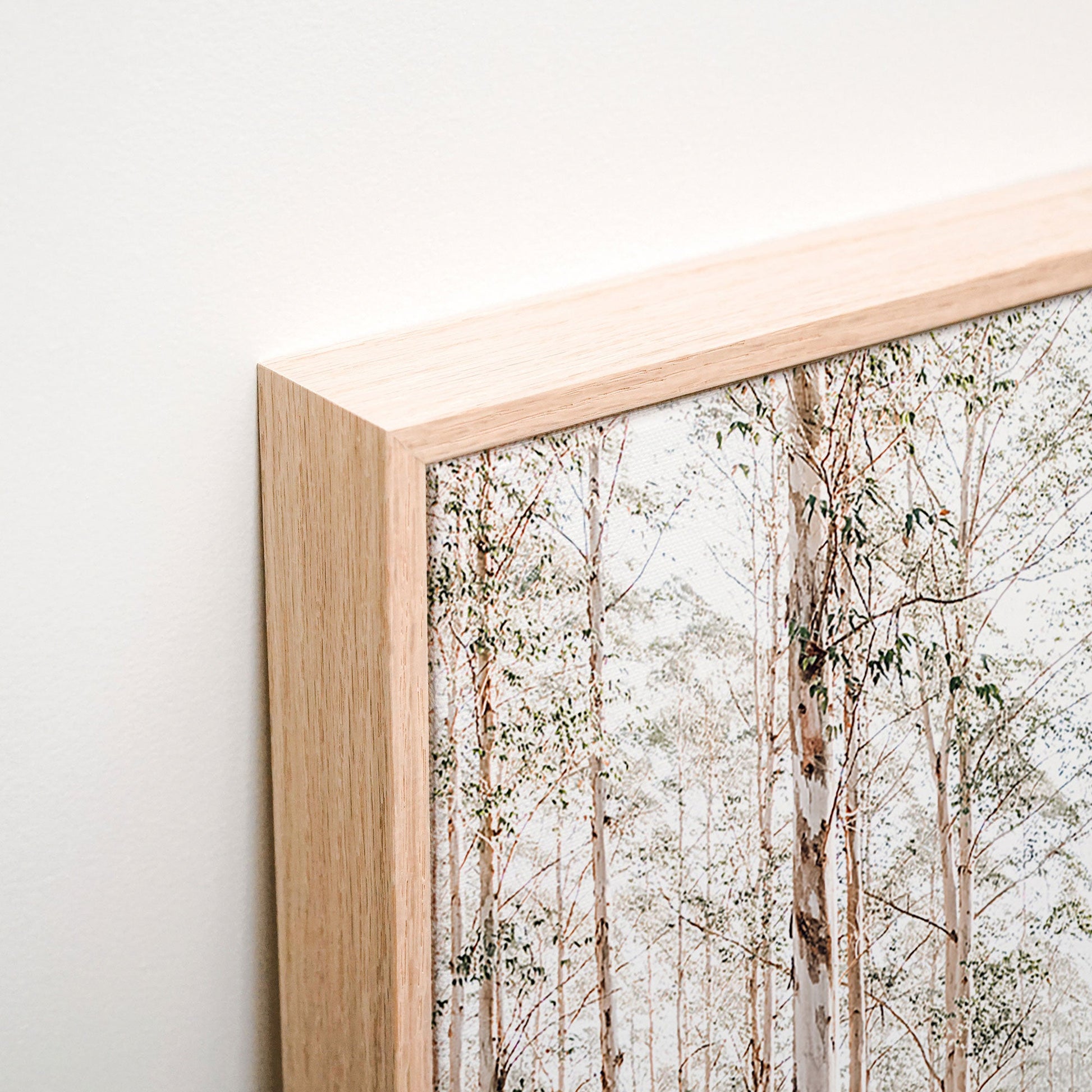 Eucalyptus Landscape Canvas corner detail