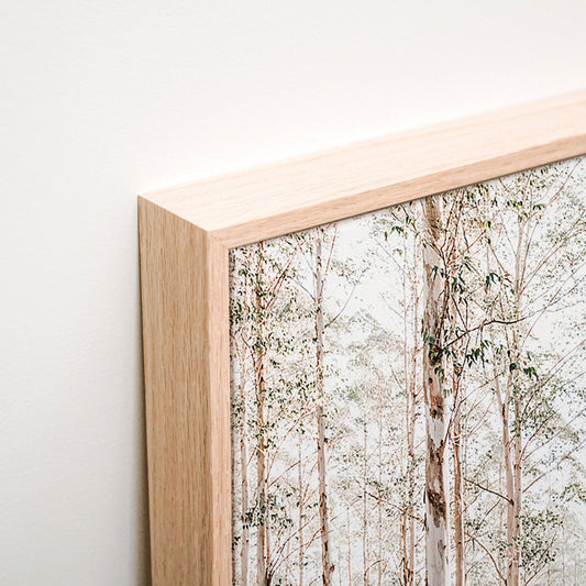 Eucalyptus Landscape Canvas corner detail
