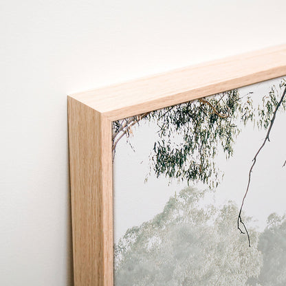 Eucalyptus Plain Canvas corner detail