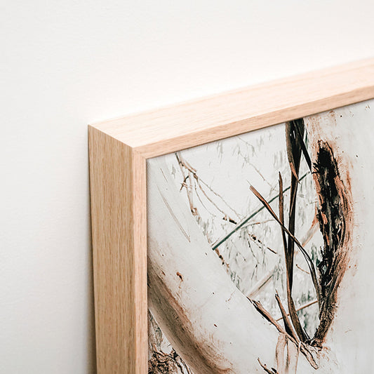 Eucalyptus Trunk Canvas corner detail