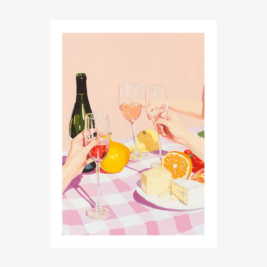 Evening Drinks wall art print