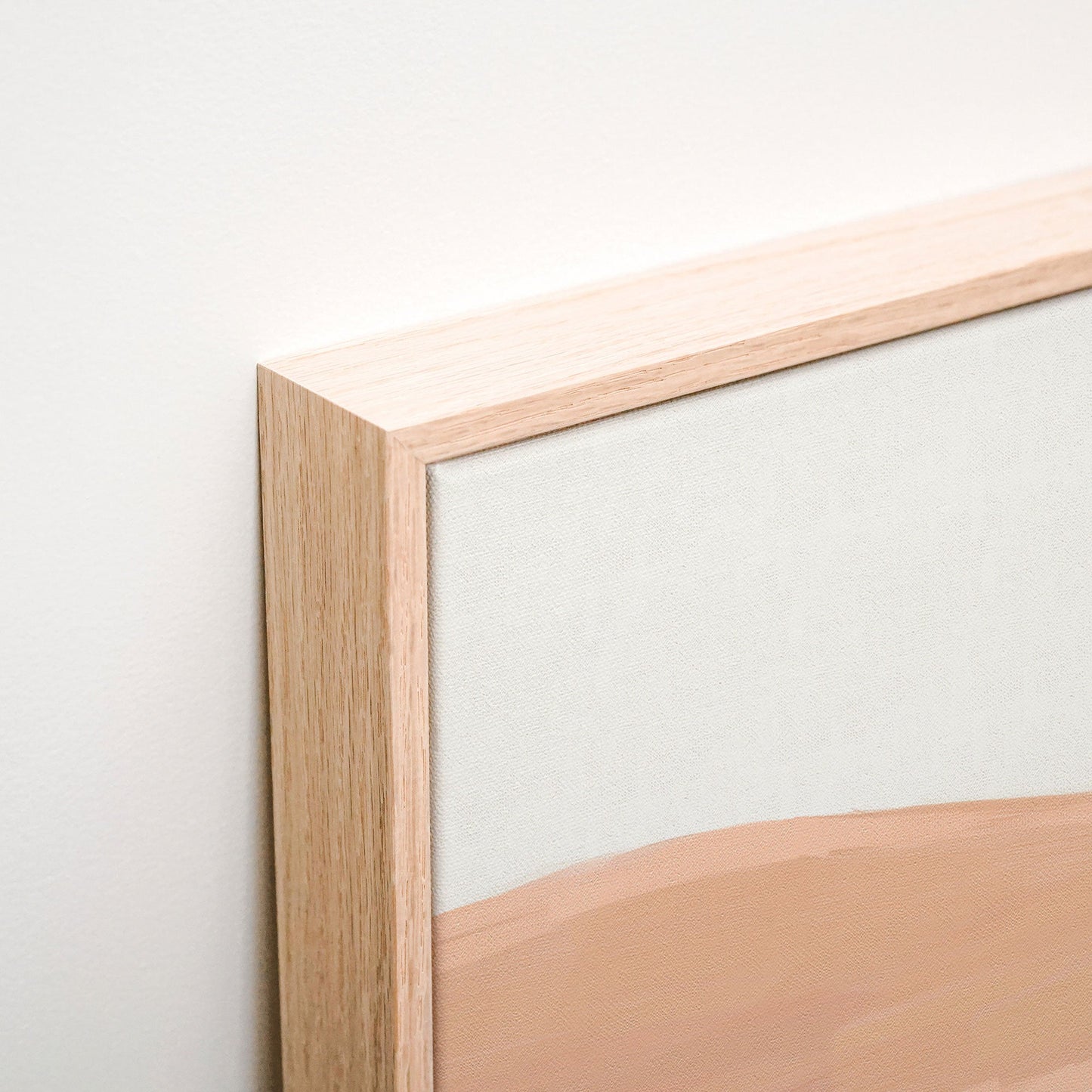 Fields No. 1 Canvas wall art corner detail