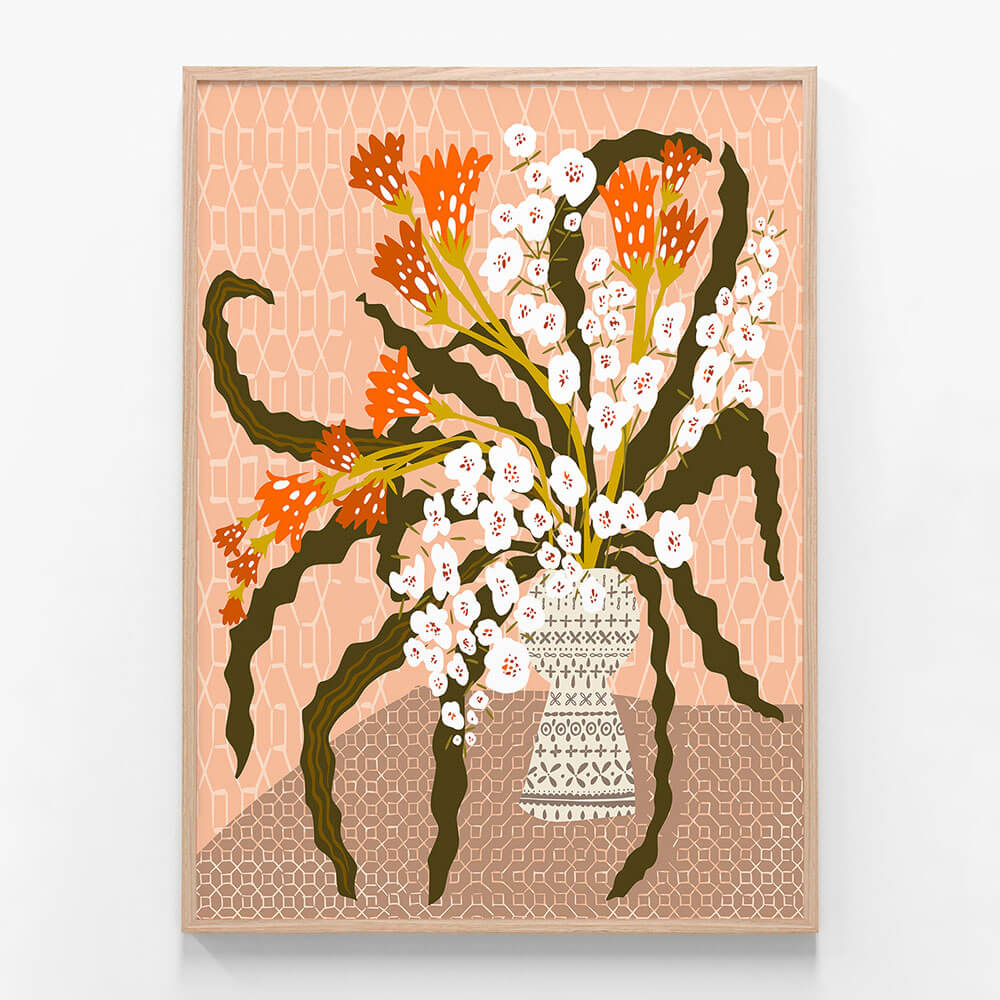 Floral Peach Fuzz