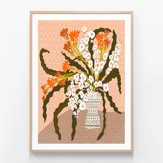 Floral Peach Fuzz