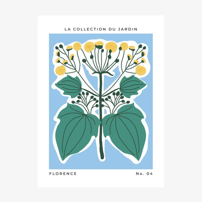 Florence Flower Market wall art print