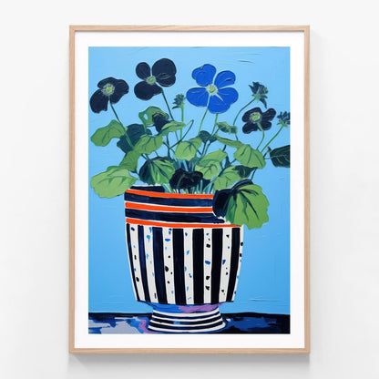 Flower Arrangement 3 oak framed print