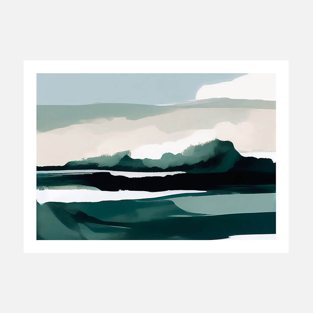 Forest Greens wall art print