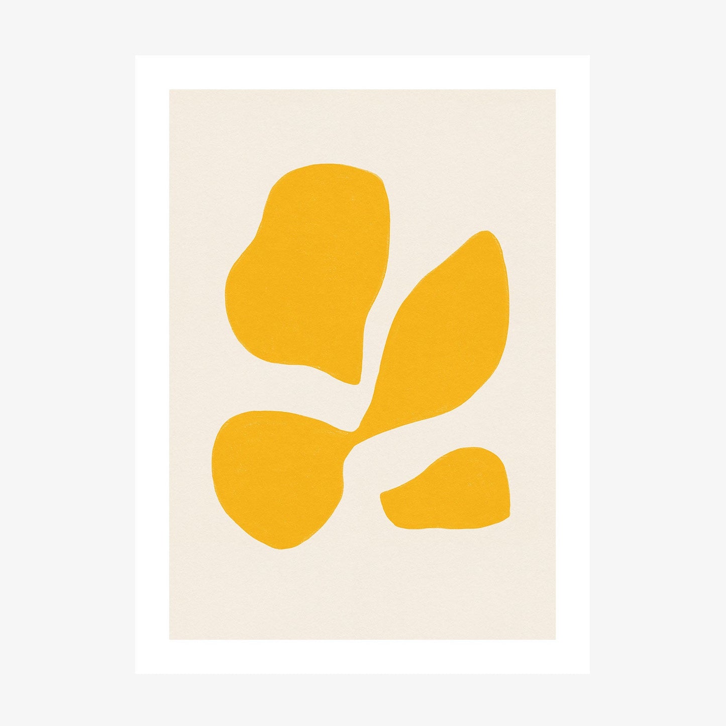 Forme Jaune wall art print