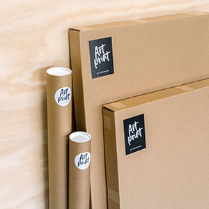 Final packaging image of finished wall art prints.