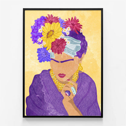 Frida and Flowers