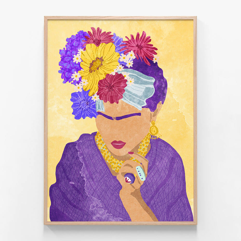 Frida and Flowers