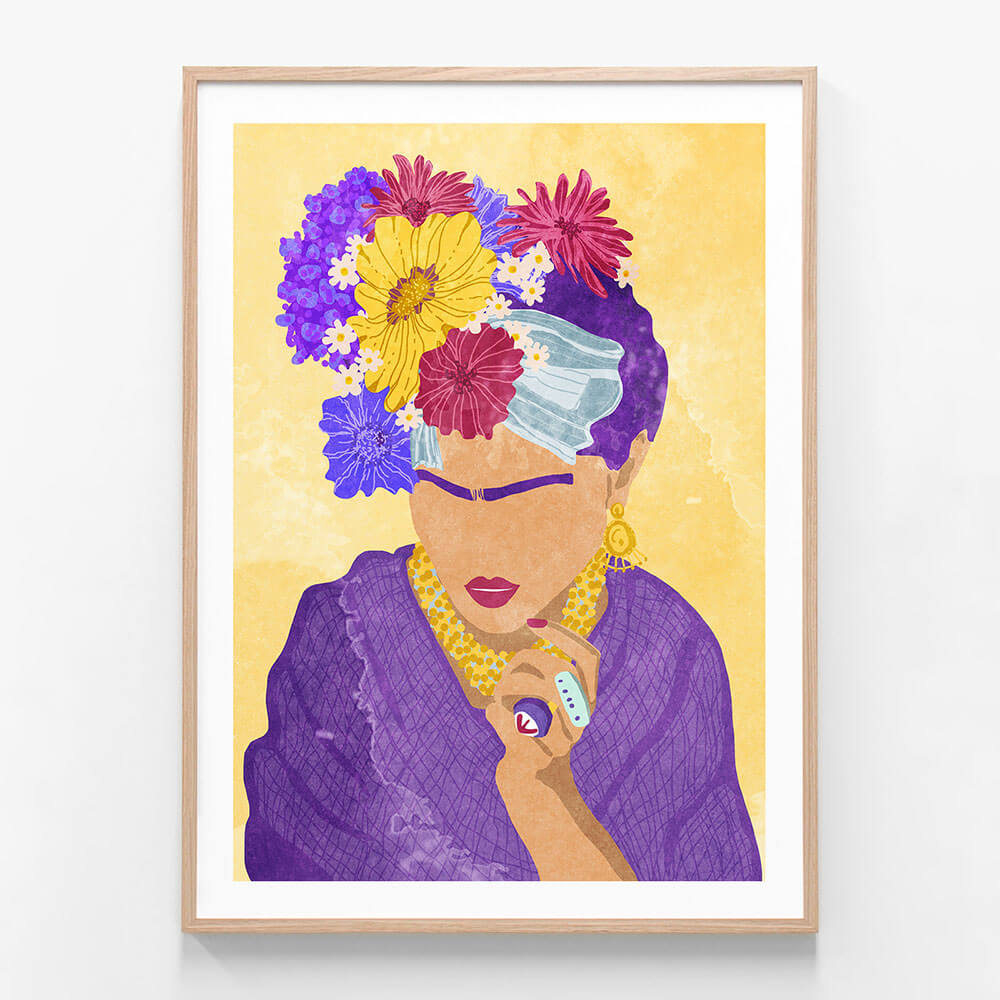 Frida and Flowers